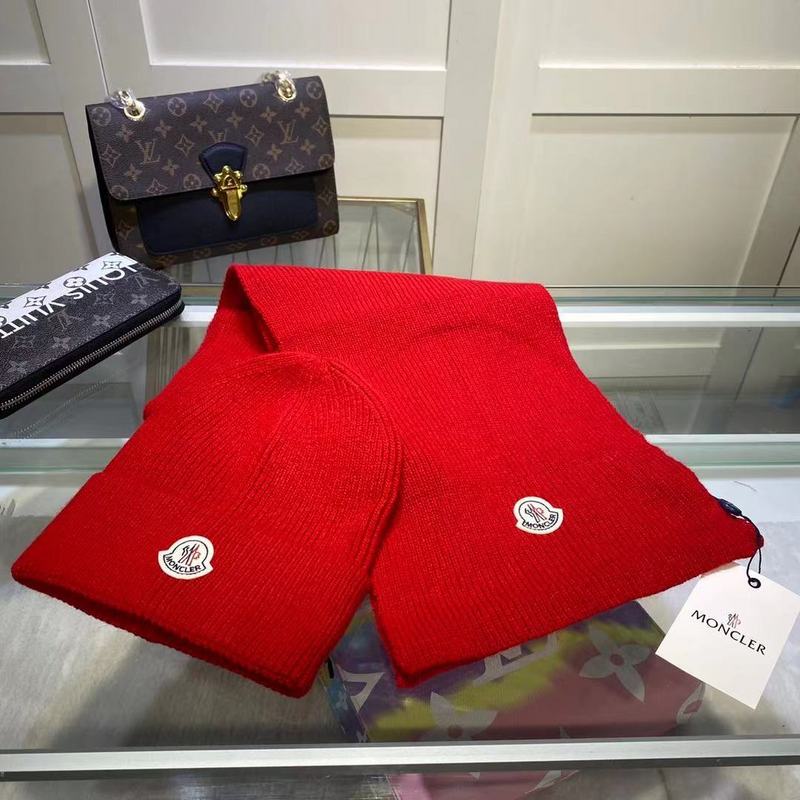 Moncler Hat Scarf Set