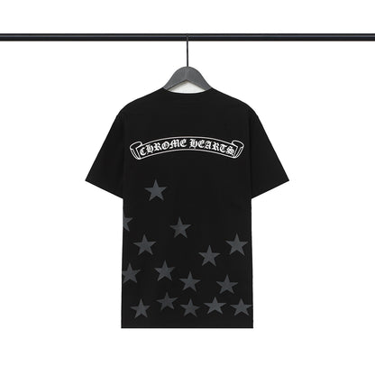 Chrome Hearts Banner and Stars Tee