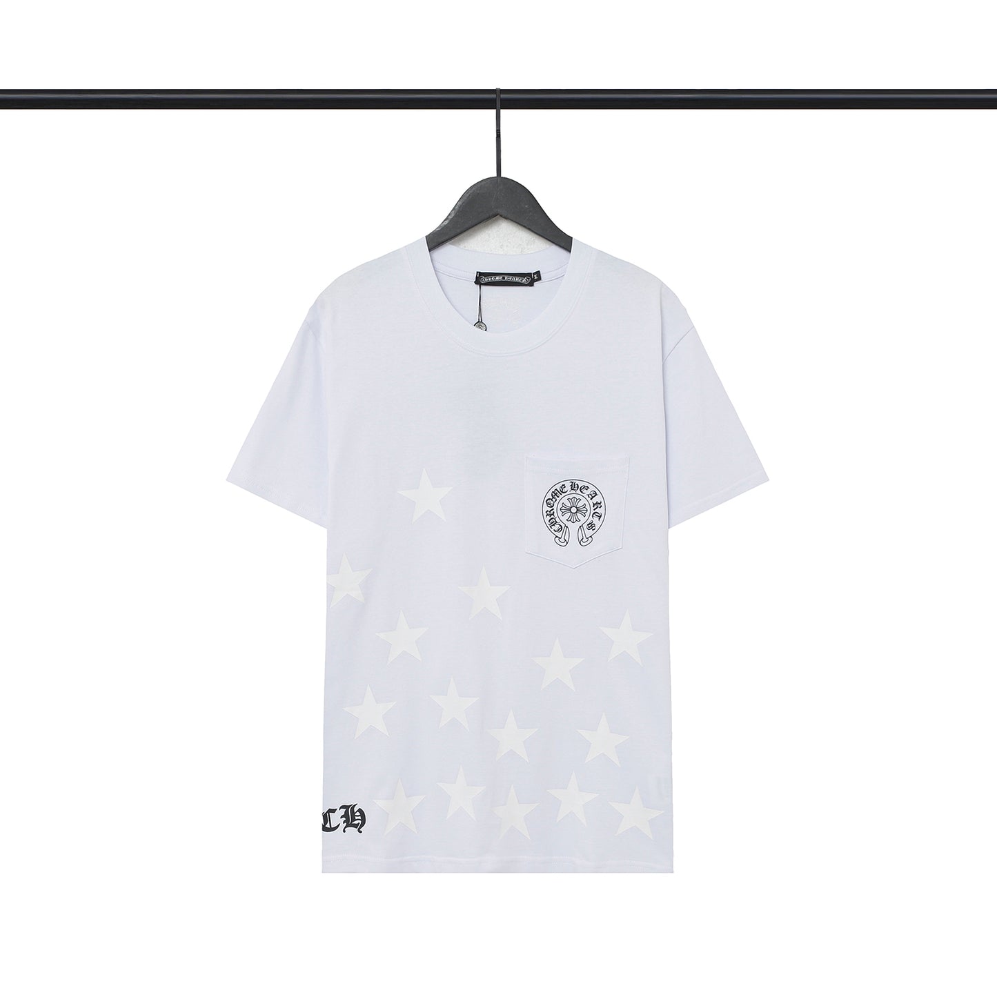 Chrome Hearts Banner and Stars Tee