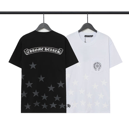 Chrome Hearts Banner and Stars Tee