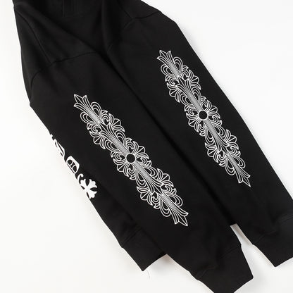 Chrome Hearts Eye Chart Dagger Zip-Up Hoodie