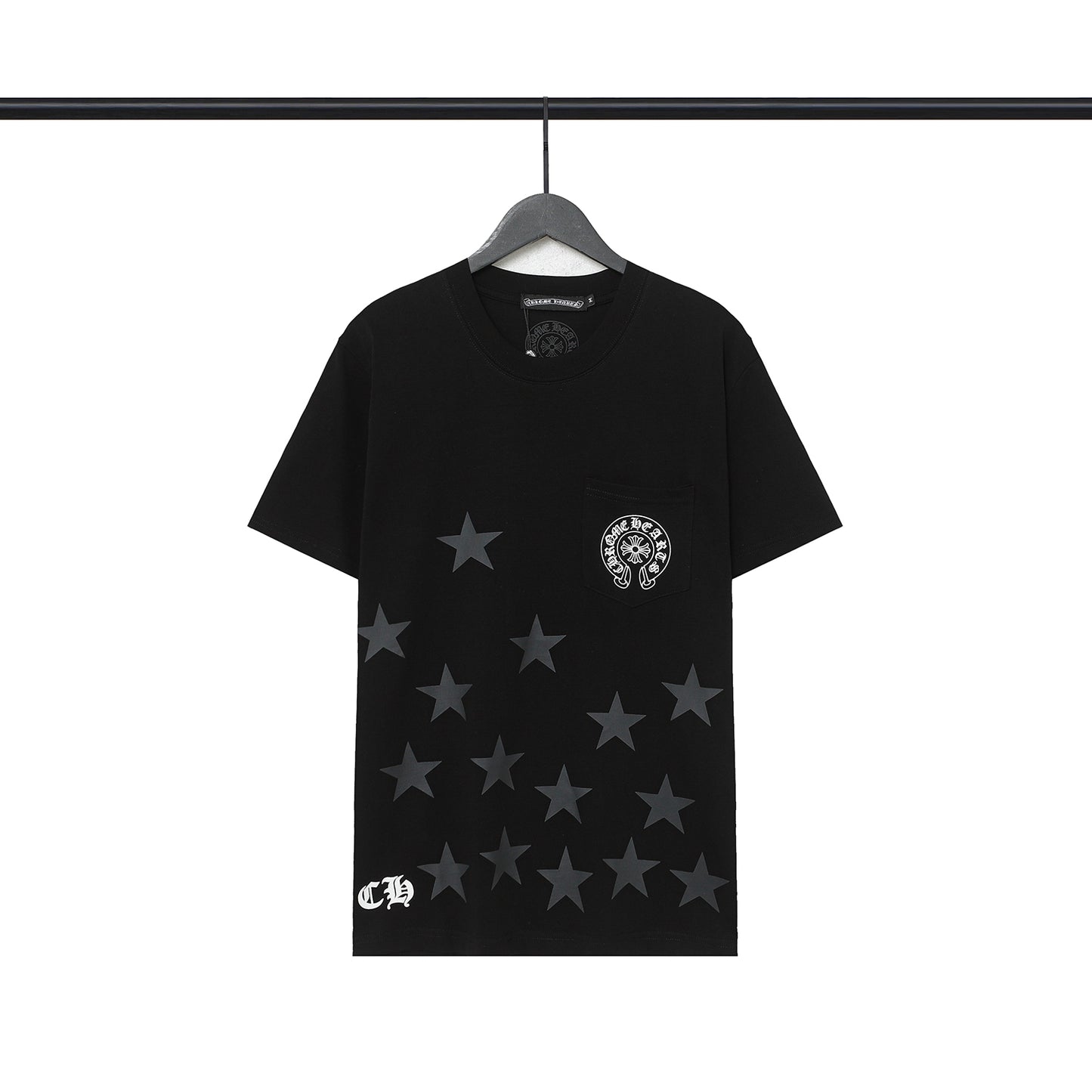 Chrome Hearts Banner and Stars Tee