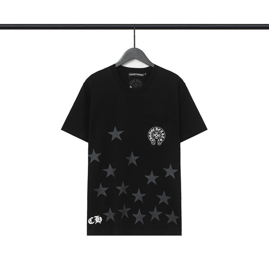 Chrome Hearts Banner and Stars Tee